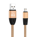 POWERTECH Καλώδιο USB σε Lightning eco flat PTR-0035 copper, 1m, χρυσό