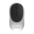 PHILIPS ασύρματο ποντίκι SPK7413 2000DPI, 4 πλήκτρα, 450mAh, μαύρο-ασημί